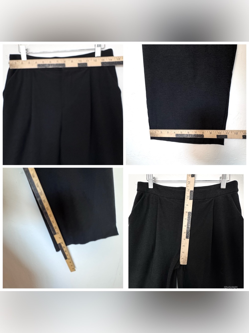 Vuori Elevation Trouser Black Heather Wide-Leg Relaxed Pants Medium - Picture 12 of 12